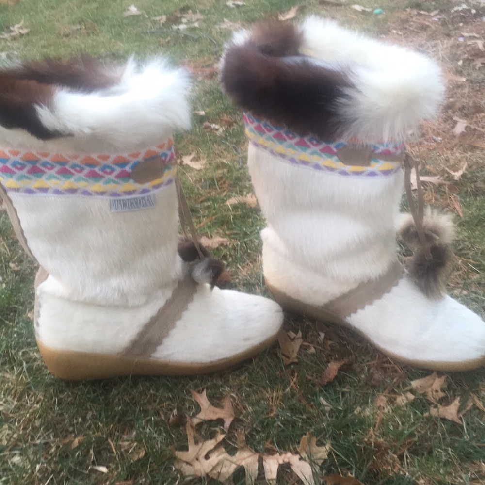 Boots/Tecnica Cream Colour Size 36 Made In Italy